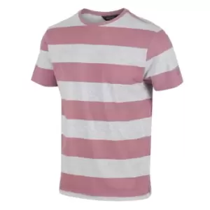 Image of Regatta Brayden T-Shirt - Mauve Stripe