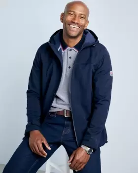 Image of Cotton Traders Mens Help For Heroes Showerproof Jacket in Blue
