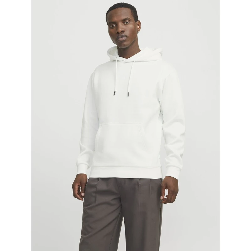 Image of jack & jones Bradley Hoodie Ecru Polyester M