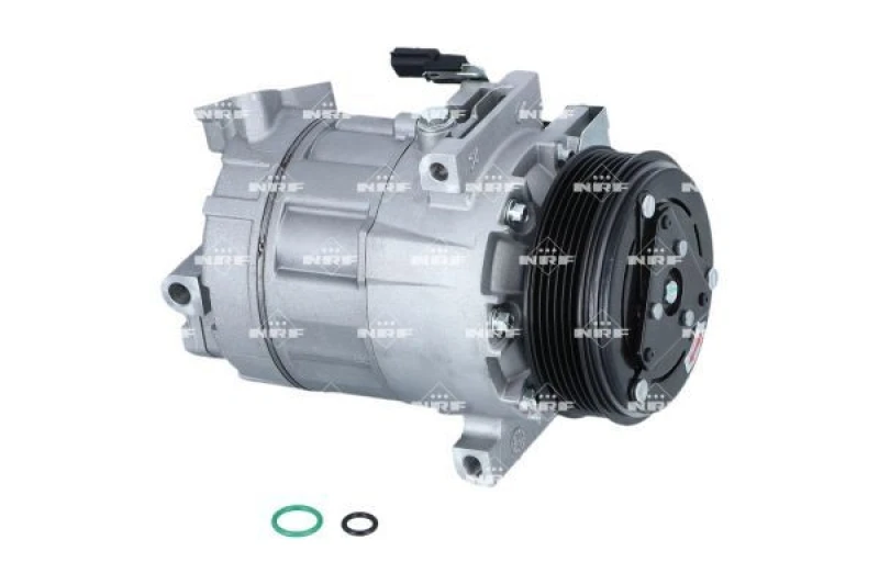 Image of NRF 320195 AC Compressor EASY FIT PAG 46, Refrigerant: R134a, with gaskets/seals Compressor,air conditioning (447)