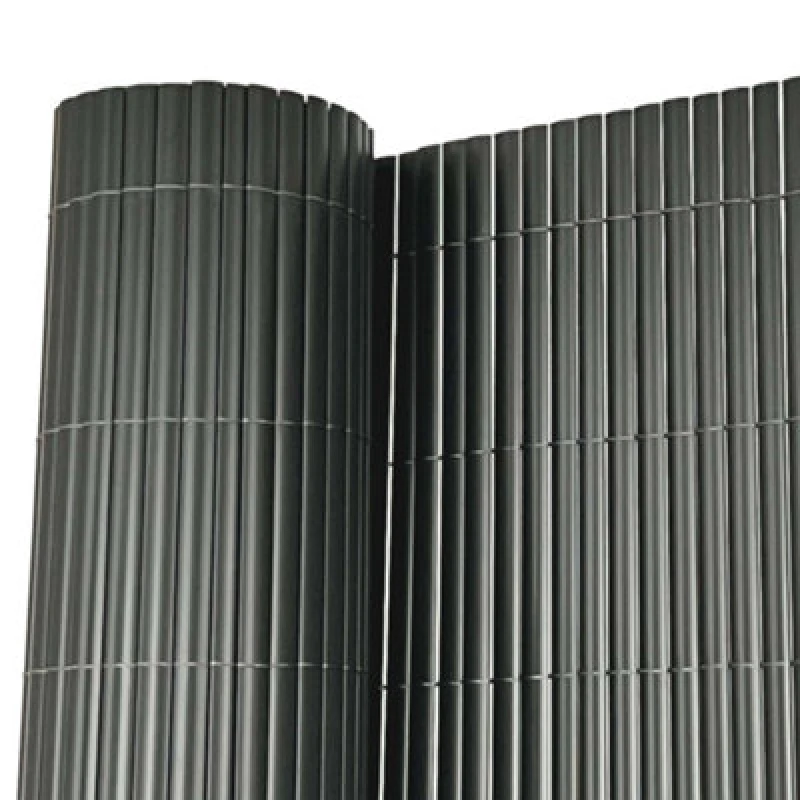 Image of Oypla PVC Outdoor Garden Fencing Screen 1m x 3m Dark Grey unisex