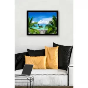 Image of SC0412 Multicolor Decorative Framed MDF Painting