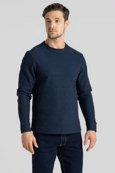 Image of Craghoppers Langdon Crew Neck Mid Navy
