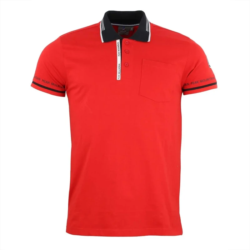 Image of Polo shirt Peak Mountain Croma Rouge Male M