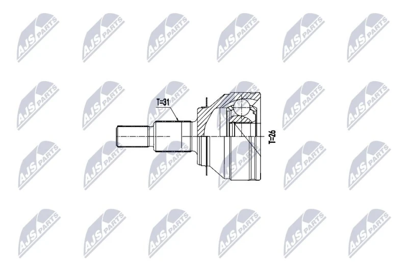 Image of NTY CV joint kit NTY NPZ-MZ-063