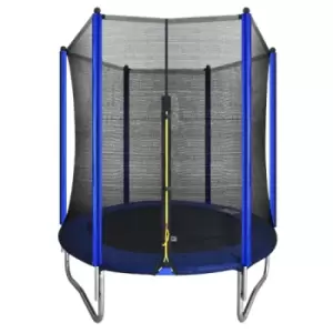 image of Dellonda 6ft Heavy Duty Outdoor Trampoline with Safety Enclosure Net