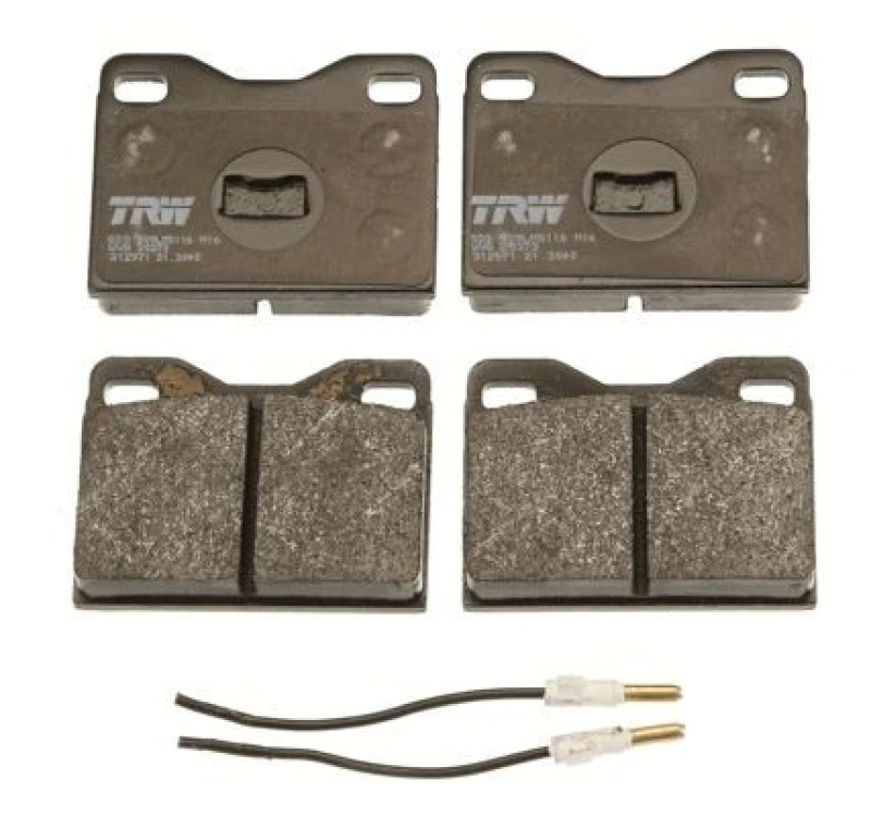 Image of TRW GDB909 Brake pad set incl. wear warning contact Brake Pad Set,disc brake (402)