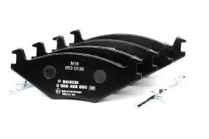 Image of Bosch Brake pad set 0 986 468 890 Brake pads,Brake pad set, disc brake VW,SEAT,GOLF II (19E, 1G1),Polo Coupe (86C, 80),Polo Schragheck (86C, 80)