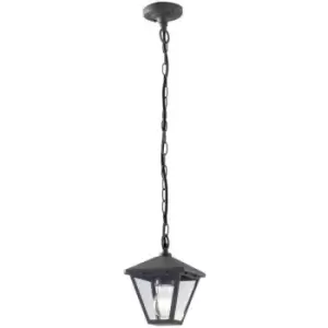 Image of 25-fan Europe - Suspension Prisma Aluminium,diffuseur Verre Anthracite 1 ampoule cm
