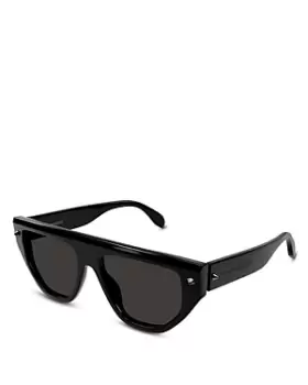 Image of Alexander McQUEEN Kering Spike Studs Squared Sunglasses, 54mm