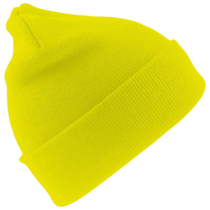 Image of Result Mens Woolly Thermal Ski Winter Hat with 3M Thinsulate Insulation in Yellow Yellow Male One Size
