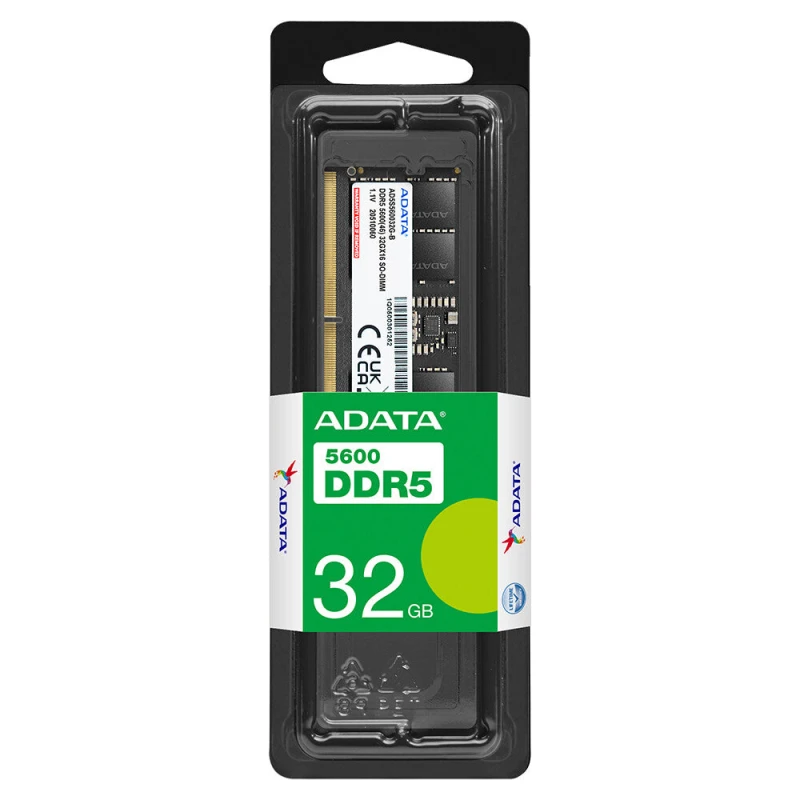 Image of ADATA AD5S560032G-S memory module 32GB 1 x 32GB DDR5 ECC AD5S560032G-S