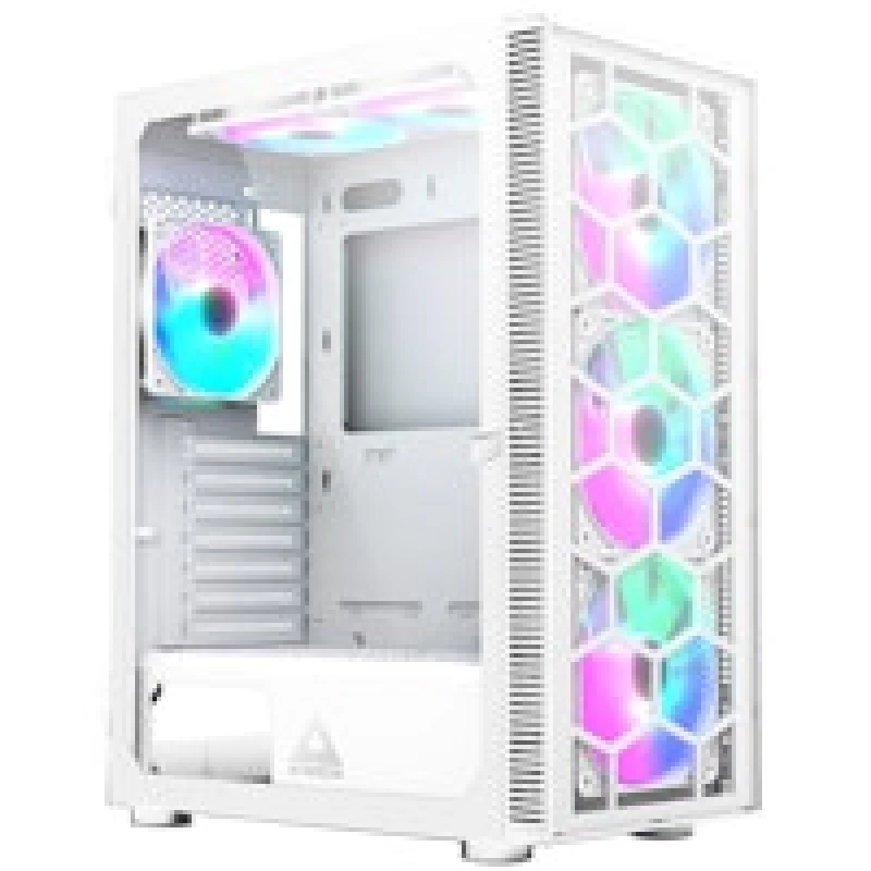 Image of MONTECH X3 Glass Midi-Tower RGB Tempered - weiß