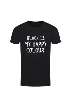 image of Black Is My Happy Colour T-Shirt