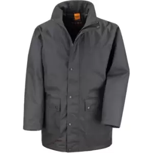 Image of Result Mens Platinum Work Jacket / Coat (2XL) (Black)