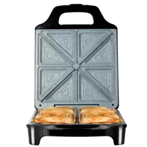 Image of Tower T27021 1600W 4 Slice Deep Fill Sandwich Maker - Black