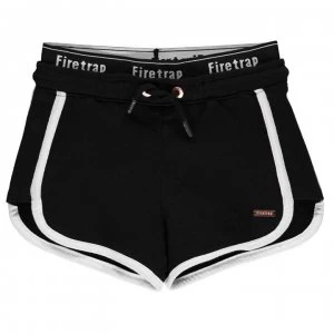 image of Firetrap Fleece Shorts Girls - Jet Black