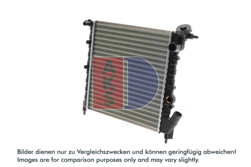 Image of AKS DASIS 180670N Engine radiator Aluminium, Mechanically jointed cooling fins Radiator,engine cooling (470)