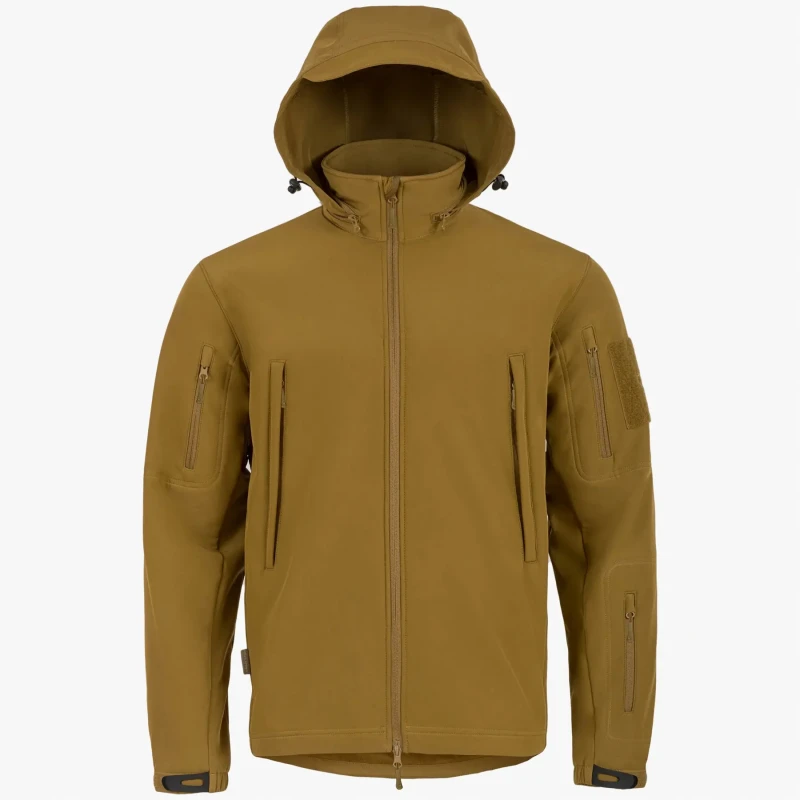 Image of Highlander Forces Soft Shell Jacket Tan Size Small