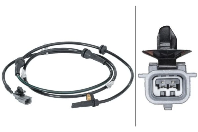 Image of HELLA ABS sensor HELLA 6PU 012 679-811