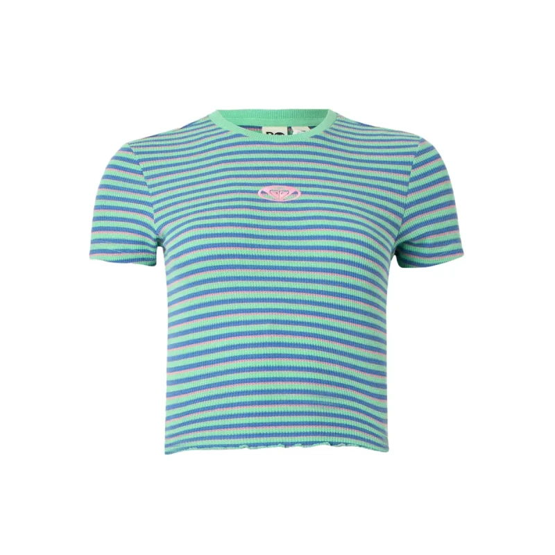 Image of Roxy Womens T-Shirt Roxy Bright Lights Baby Vert Female L