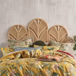 image of Anastacia Botanical Pillowcase Ochre