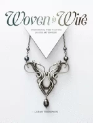 Image of woven in wire dimensional wire weaving in fine art jewelry