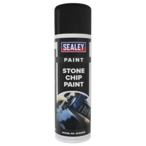 Image of Sealey Stone Chip Paint 500ml - Pack of 6 - SCS060