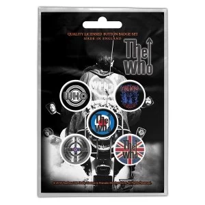 image of The Who - Quadrophenia Button Badge Pack