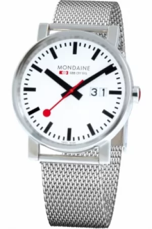 Mens Mondaine Swiss Railways Big Date Watch A6273030311SBM