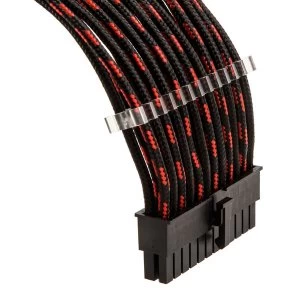 Image of Phanteks Extension Cable Combo Kit S-Pattern - Black/Red
