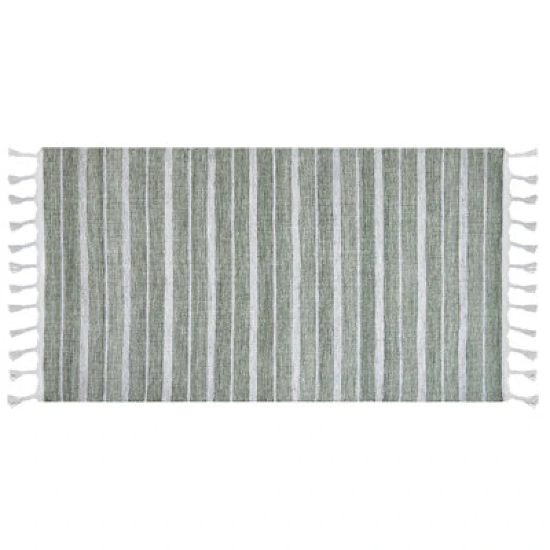 Image of Beliani Rug Bademli Dark Green 80 X 150 Cm