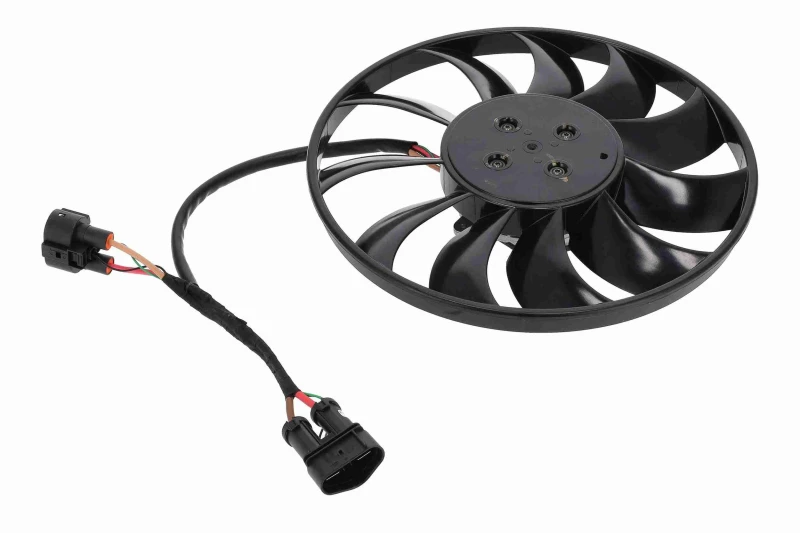 Image of VEMO V15-01-1947 Cooling Fan Green Mobility Parts Ø: 350mm, without radiator fan shroud Fan,radiator (508)