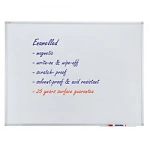 Image of Franken Wall Mountable Magnetic Whiteboard Enamel Valueline 180 x 120 cm