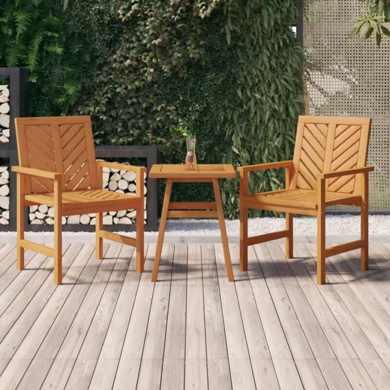 Image of VIDAXL Side Table 45x45x60cm Solid Wood Acacia Vidaxl 362229