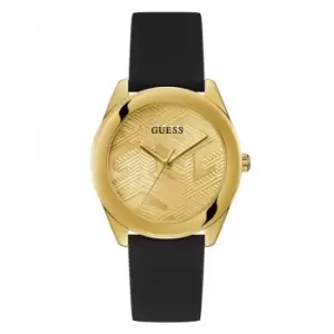 image of Ladies Cubed Gold Tone Watch GW0665L1