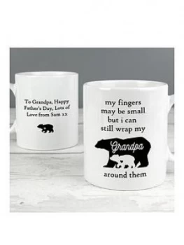 image of Personalised I Can Wrap My Fingers Around Grandpa Mug