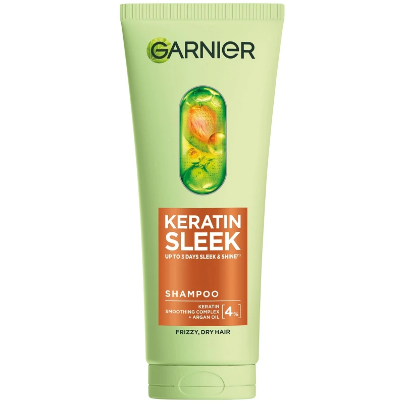 Image of Garnier Keratin Sleek Shampoo 200ml