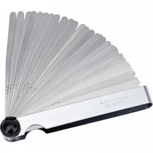 Image of Draper 32 Blade Feeler Gauge Set Metric and Imperial