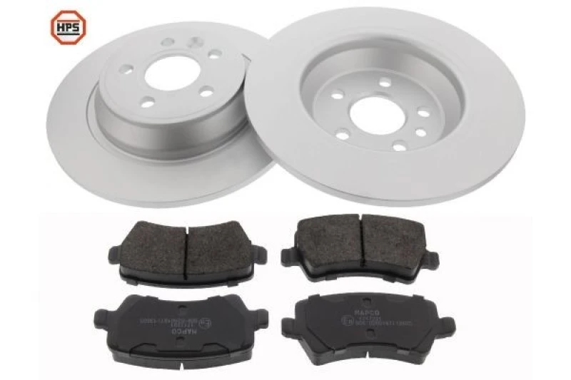 Image of Brake discs and pads set MAPCO 47662/1HPS