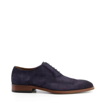 image of Dune London Somersett Oxford Shoes - Navy Suede