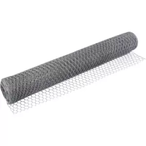 10m x 90cm x 25mm Galvanised Steel Chicken Garden Wire Netting / Fencing - main image