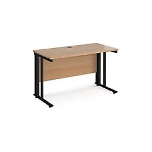 Image of Maestro 25 cable managed 600mm deep desk