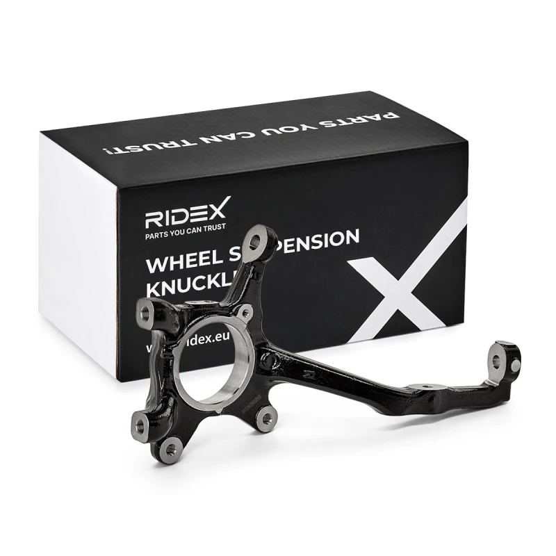 Image of RIDEX 1159S0254 Steering Knuckle Front Axle Right Stub Axle,wheel suspension (1159)