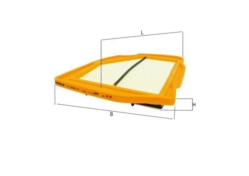 Image of Air filter MAHLE LX 4898/10