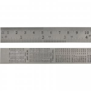 image of Faithfull Stainless Steel Rule 12" / 300mm