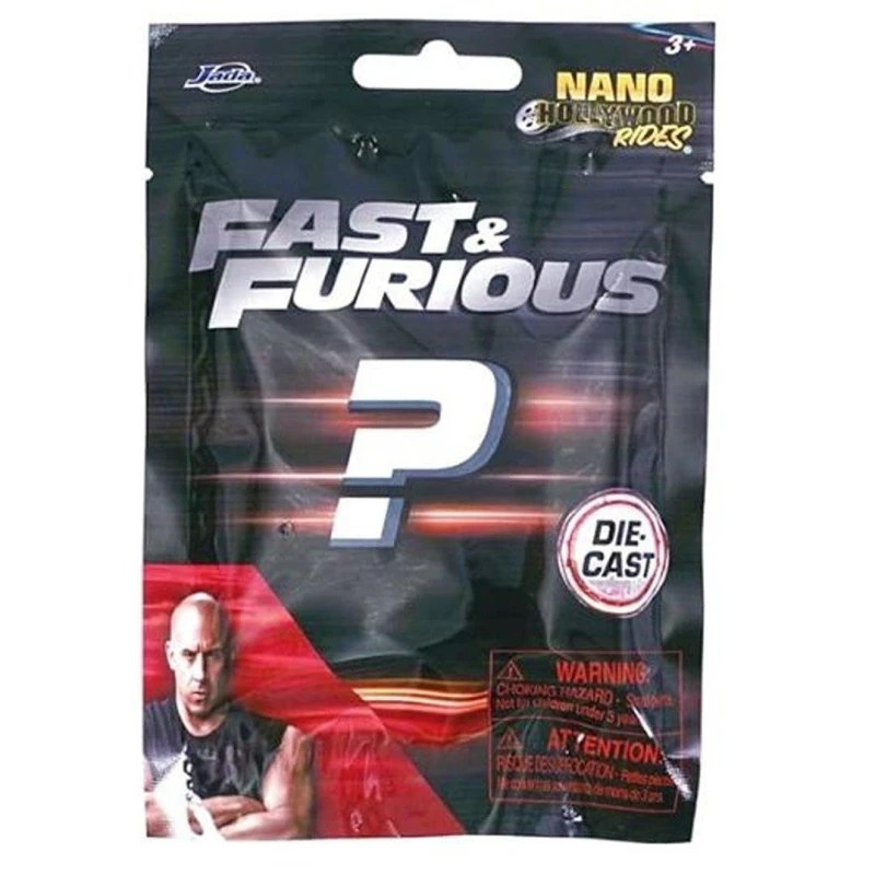 Image of Fast & Furious Nano Metal Figure Blind Bag Multi unisex