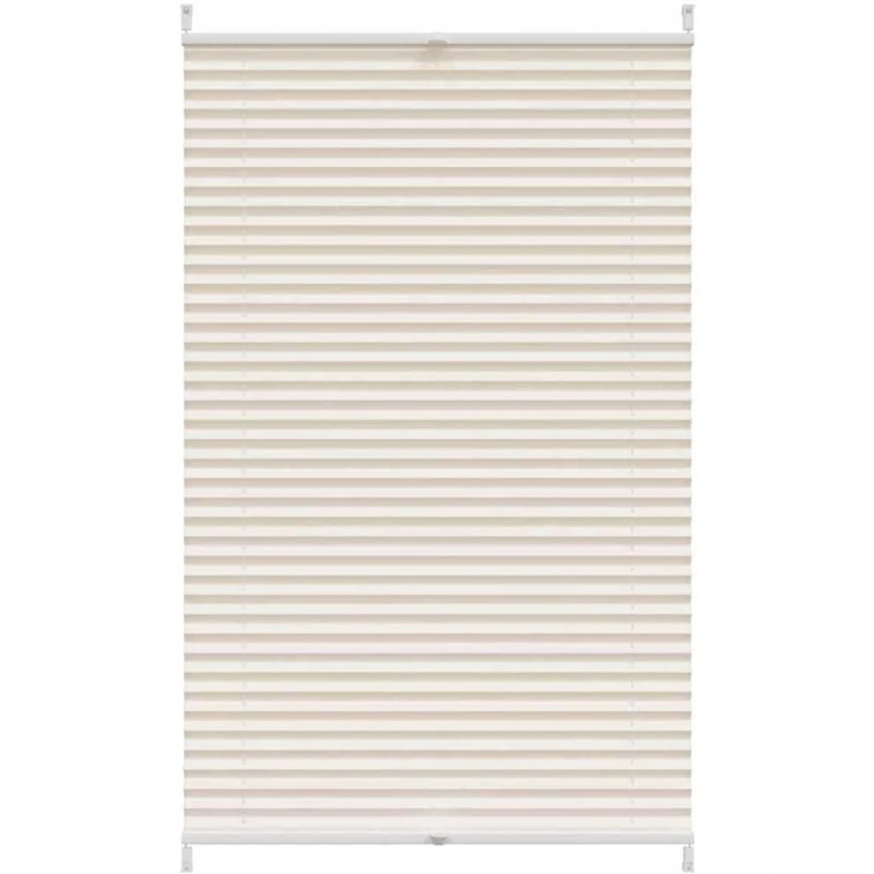 Image of VIDAXL Plisse Blind 70x125cm Creme Vidaxl 240630fr