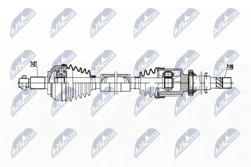 Image of NTY Drive shaft NTY NPW-RE-194