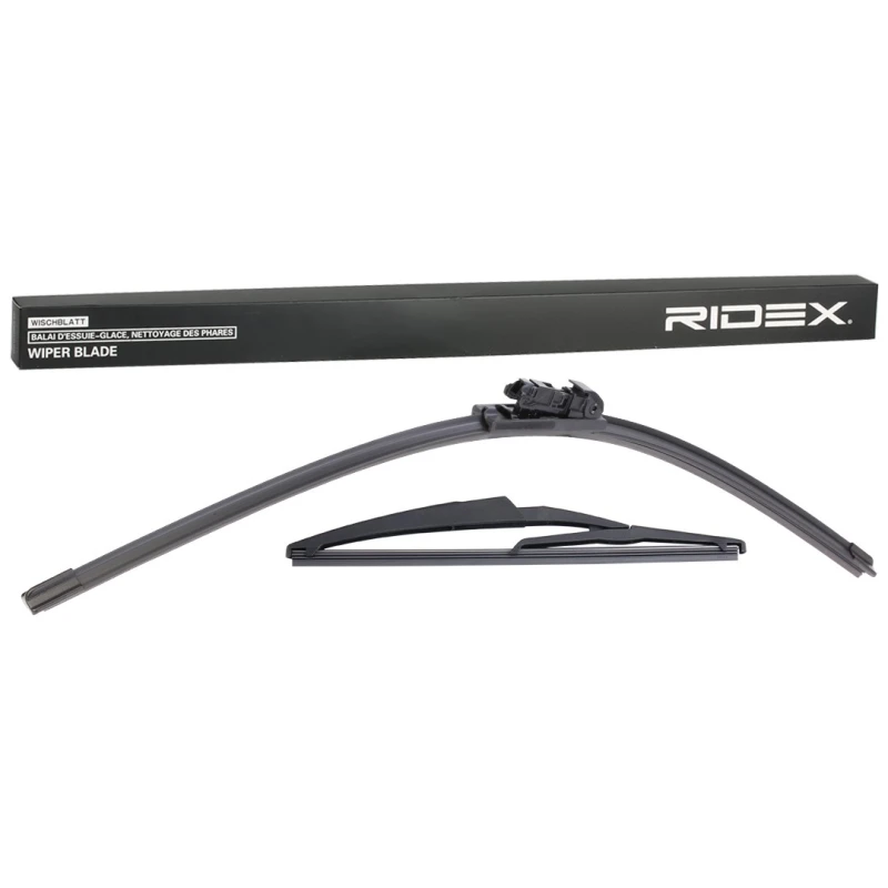 Image of RIDEX 298W17063 Wiper blade 575mm, Front and Rear, Standard Wiper Blade (298)